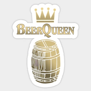 Beer Queen Sticker